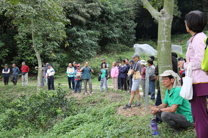 Growers visit the TTDARES organic orchard in Binlang.