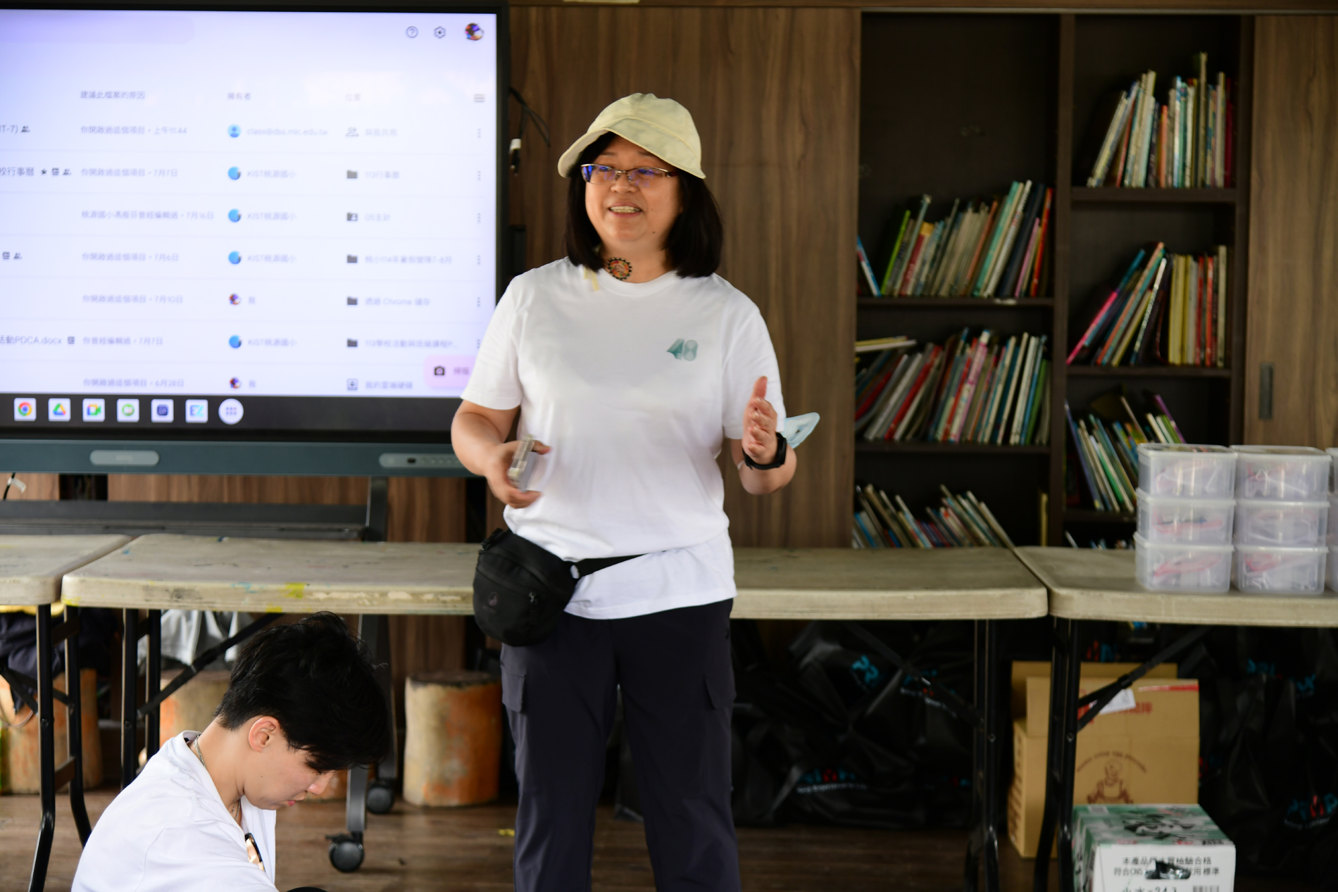 致伸科技代表於巴喜告部落「蝴蝶復育-社區永續行動日」致詞 致伸科技代表於巴喜告部落「蝴蝶復育-社區永續行動日」致詞