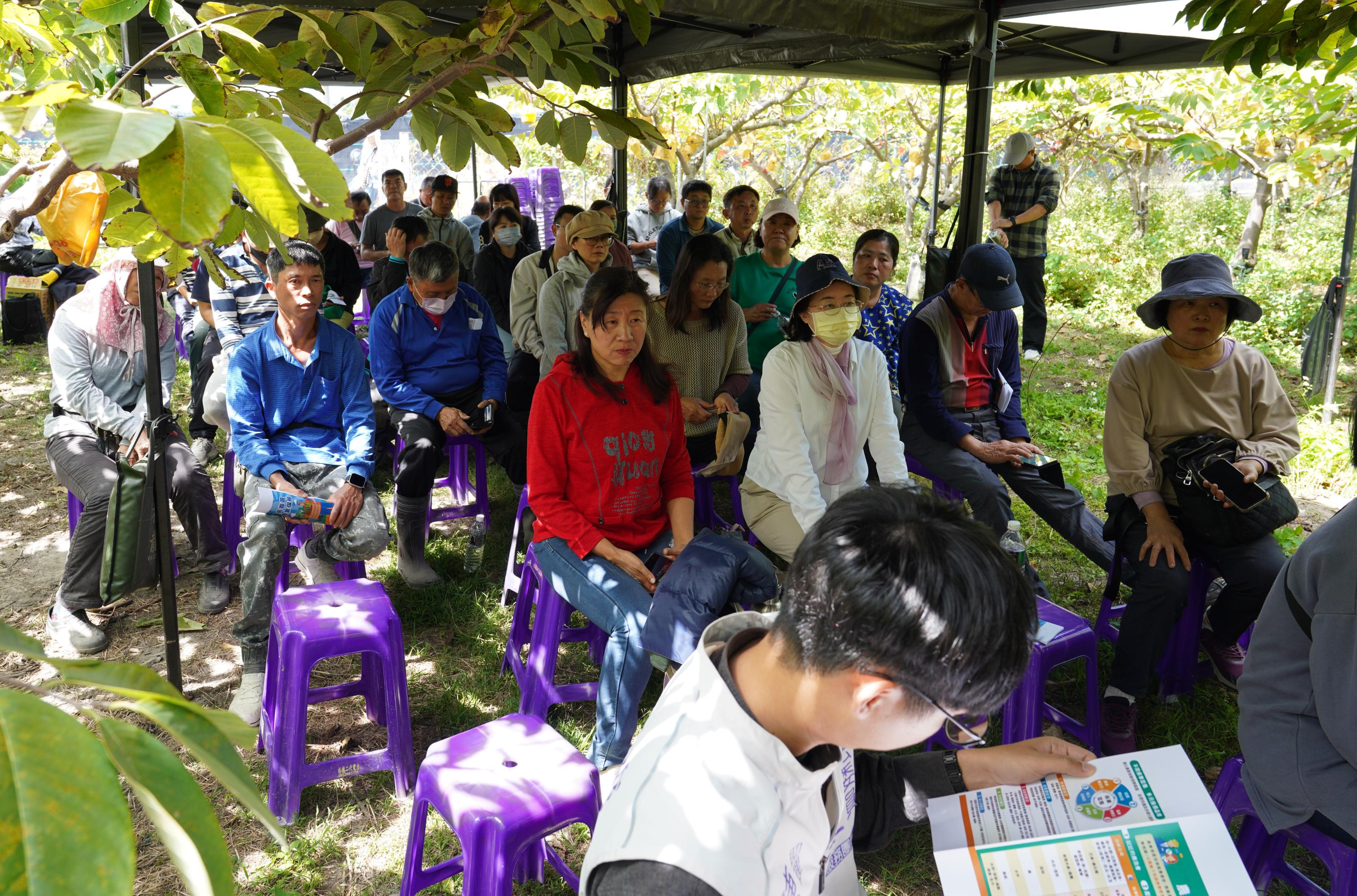 現場農友參加踴躍