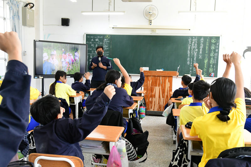 課堂中學生與講師互動情形