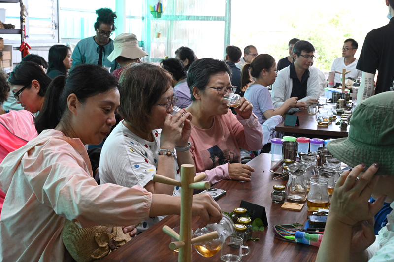 香草風味飲調體驗情形