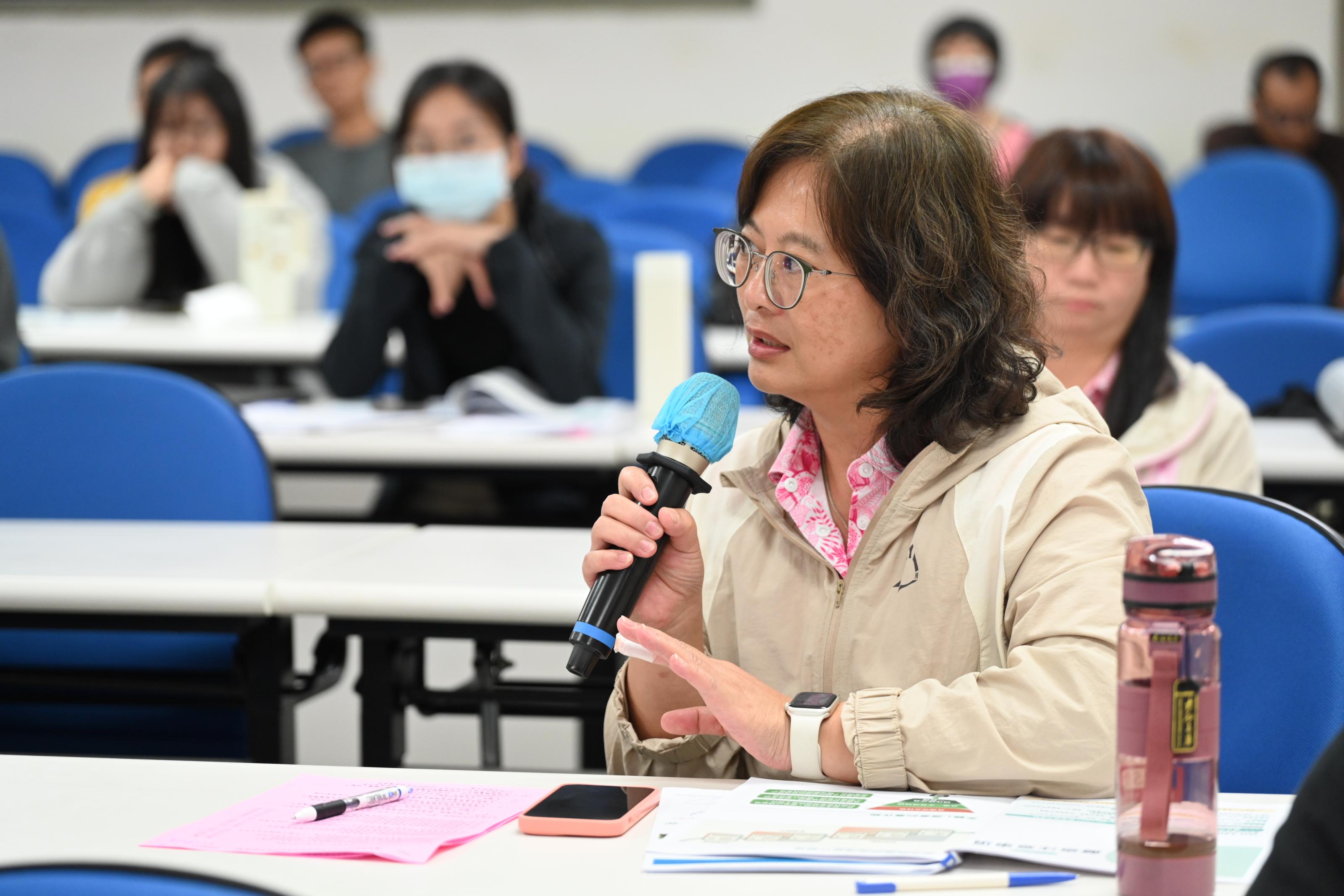 現場學員提問與講師互動情形