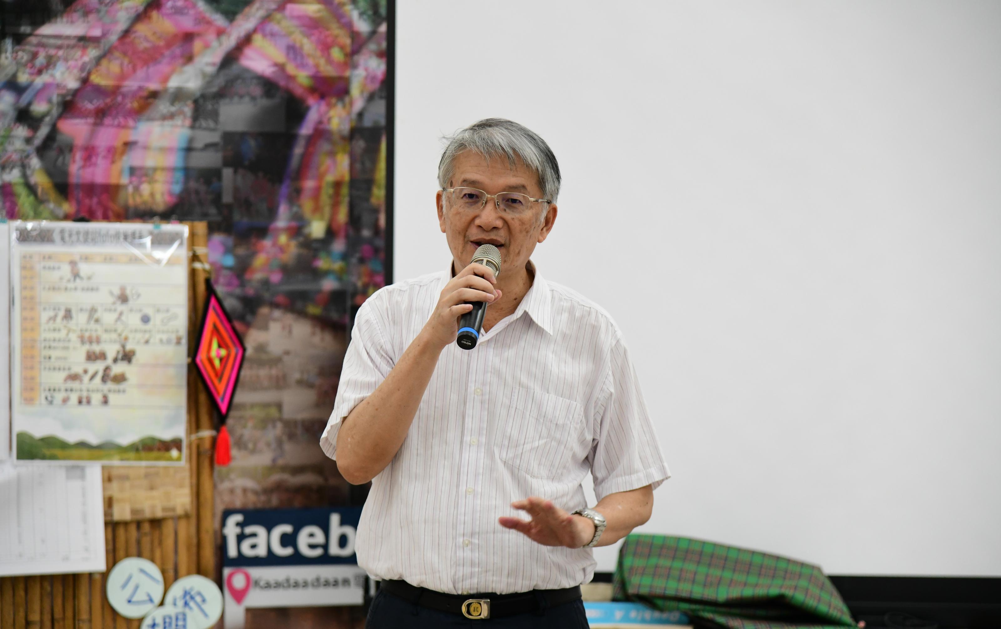 臺東農改場盧柏松副場長主持開訓
