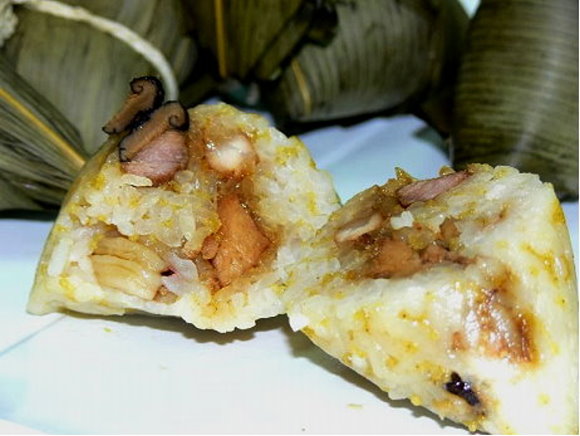 臺東32號稻米黏性佳，可以取代大部分糯米包粽子
