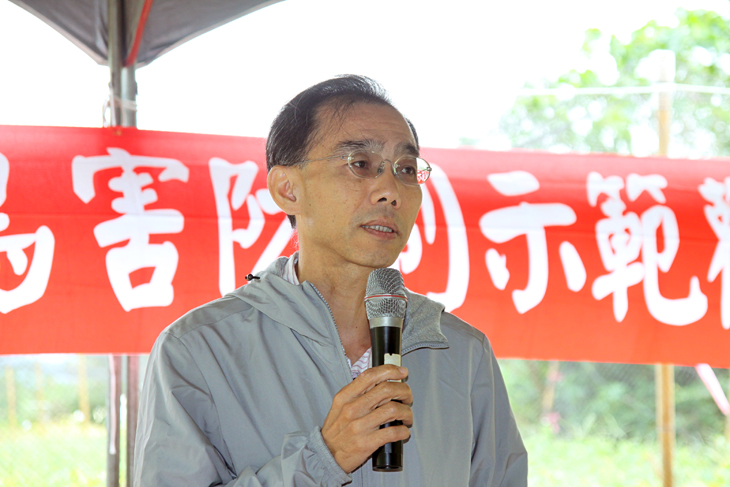 周泳成研究員致歡迎詞及說明觀摩會的目的與用意