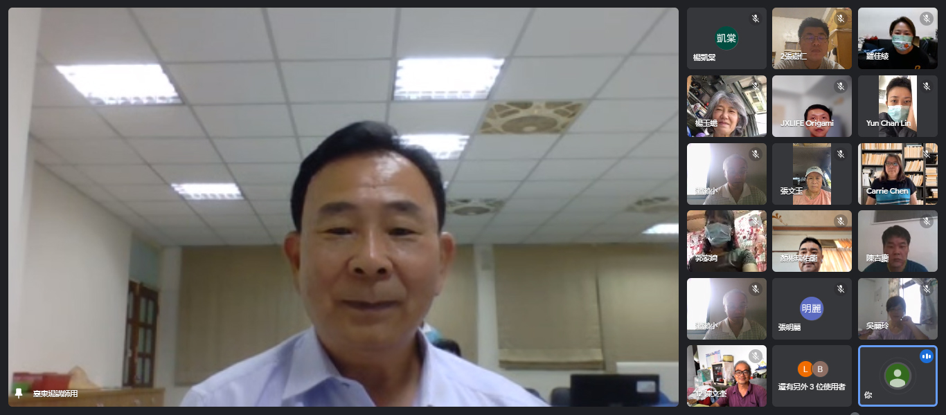 陳信言場長致詞勉勵並與學員共同合影