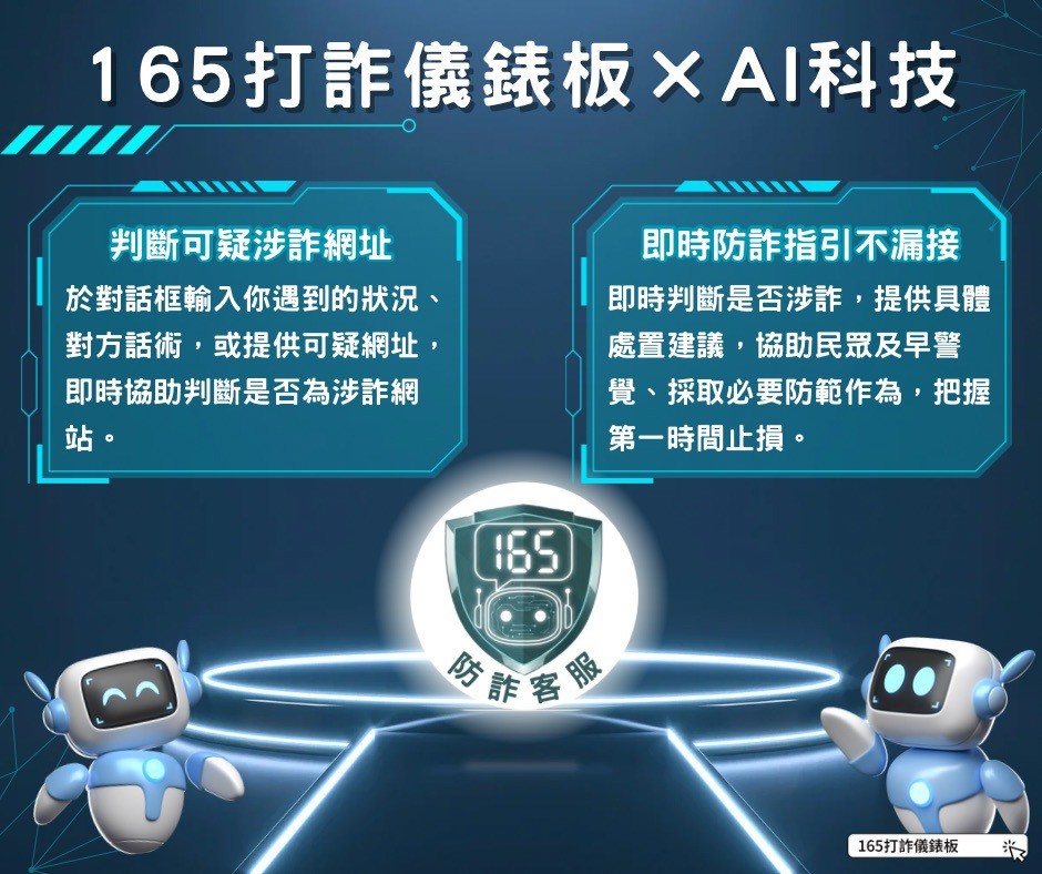 165打詐儀錶板xAI科技