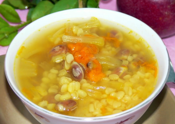 綠豆蒜麵包果甜食