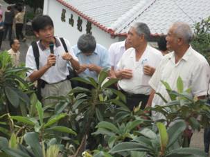 於鹿野鄉辦理枇杷合理化施肥觀摩會情形