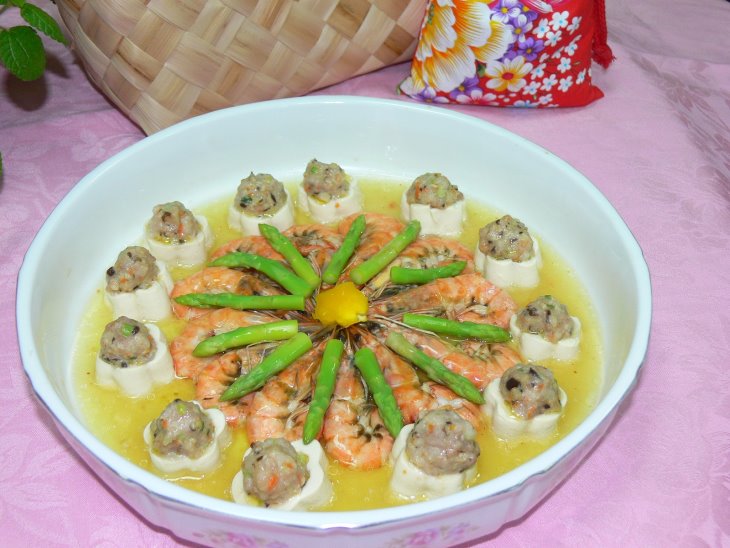 檸檬香茅蝦燴豆腐