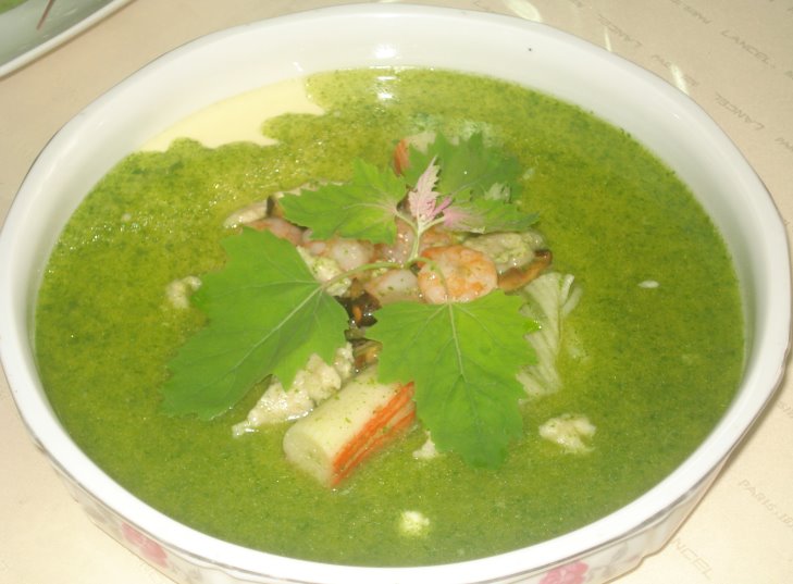 紅藜翡翠芙蓉羹