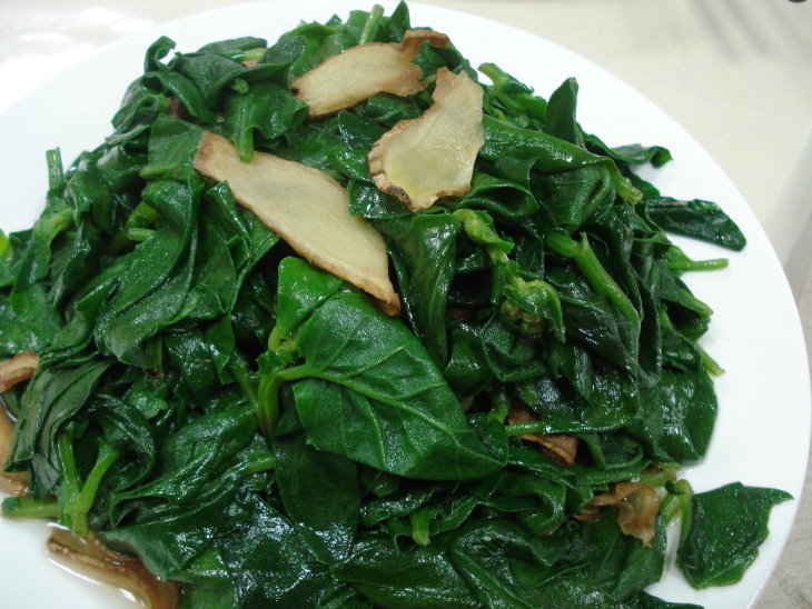 麻油蘭嶼木耳菜