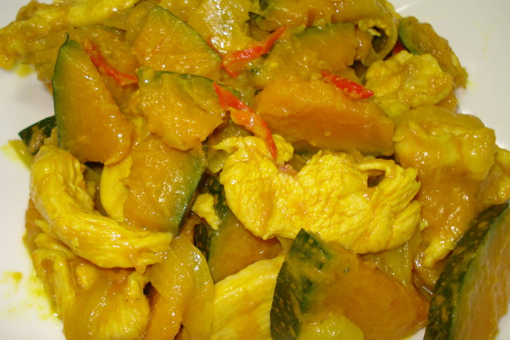 檸檬香茅南瓜咖哩雞