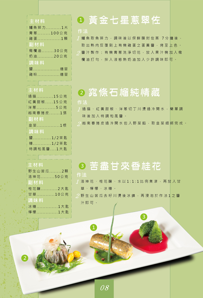 黃金七星蔥翠佐、窕條石榴純情藏與苦盡甘來香桂花 黃金七星蔥翠佐、窕條石榴純情藏與苦盡甘來香桂花