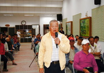 100年4月27日於太麻里鄉辦理莫拉克颱風災後番荔枝果園復耕栽培技術及合理化施肥講習暨座談會