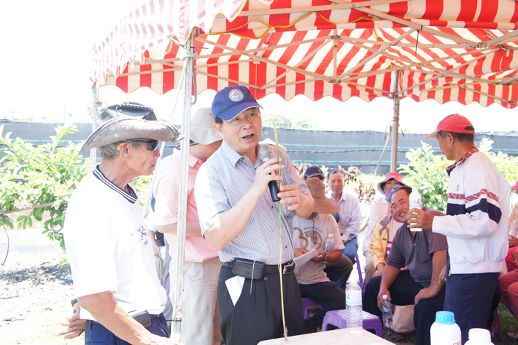 102年5月29日 易倒伏區水稻合理化施肥成果觀摩會