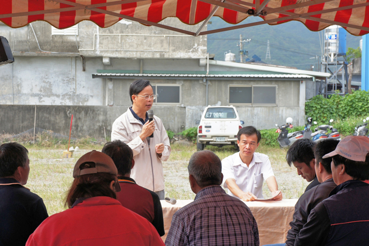 102年10月22日 易倒伏區水稻合理化施肥成果觀摩會