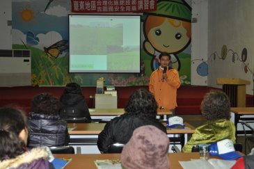 100-01-12 水稻栽培管理、合理化施肥暨病蟲害管理講習會。地點：關山鎮農會旅遊中心