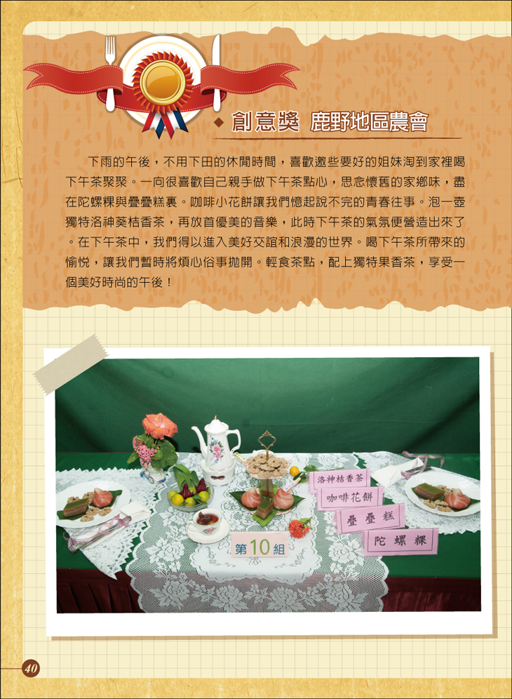 創意獎：鹿野地區農會