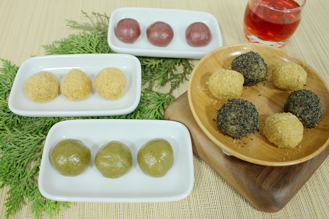 好吃又好看的小米糰子